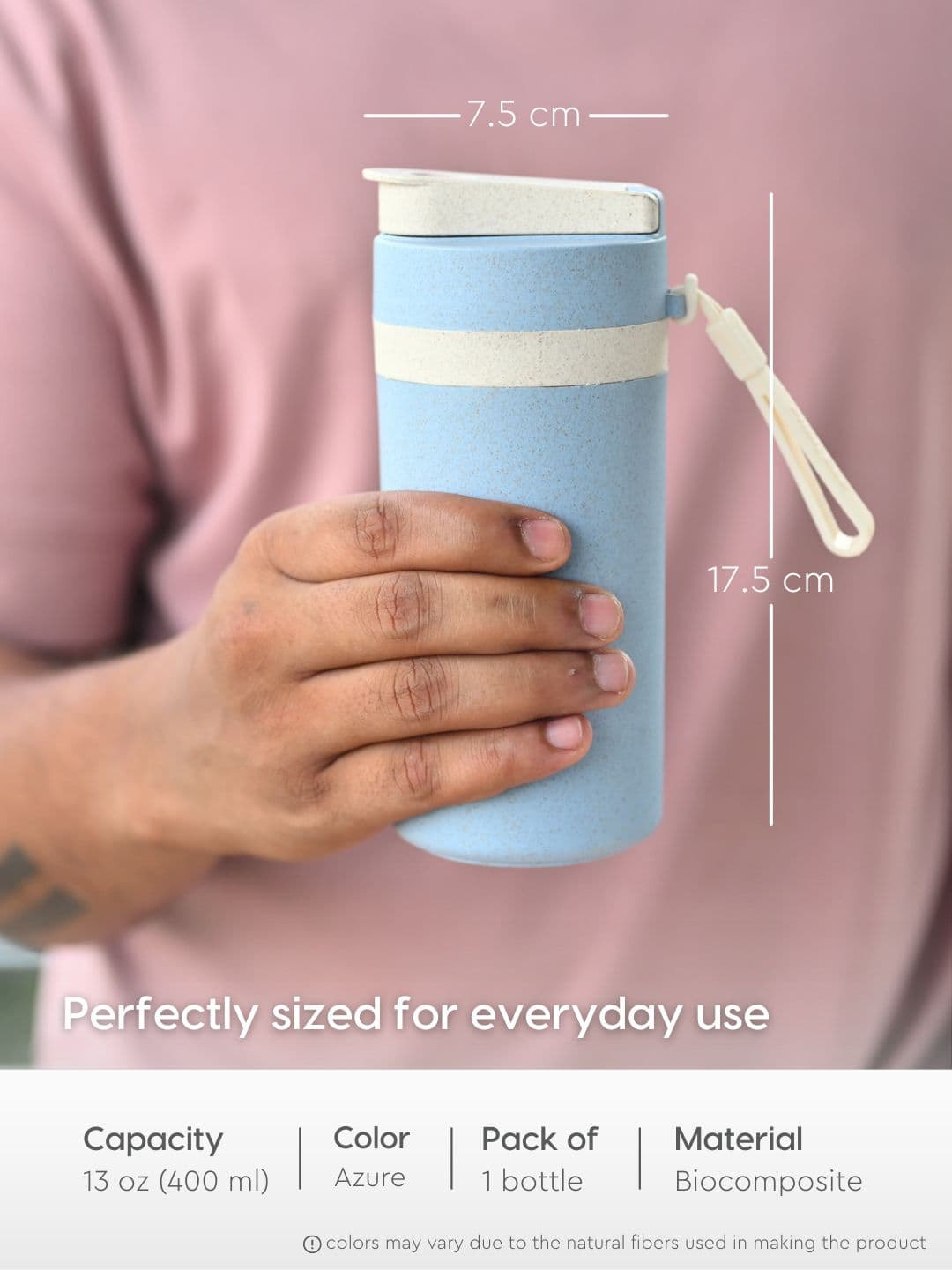 Insulated Green Bottle & Sipper - Thumbnail 1