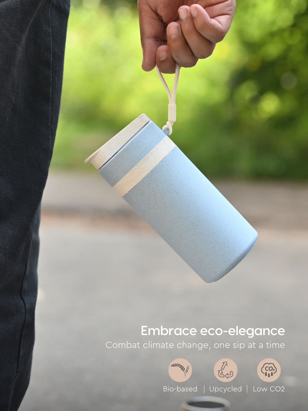 Insulated Green Bottle & Sipper - Thumbnail 2