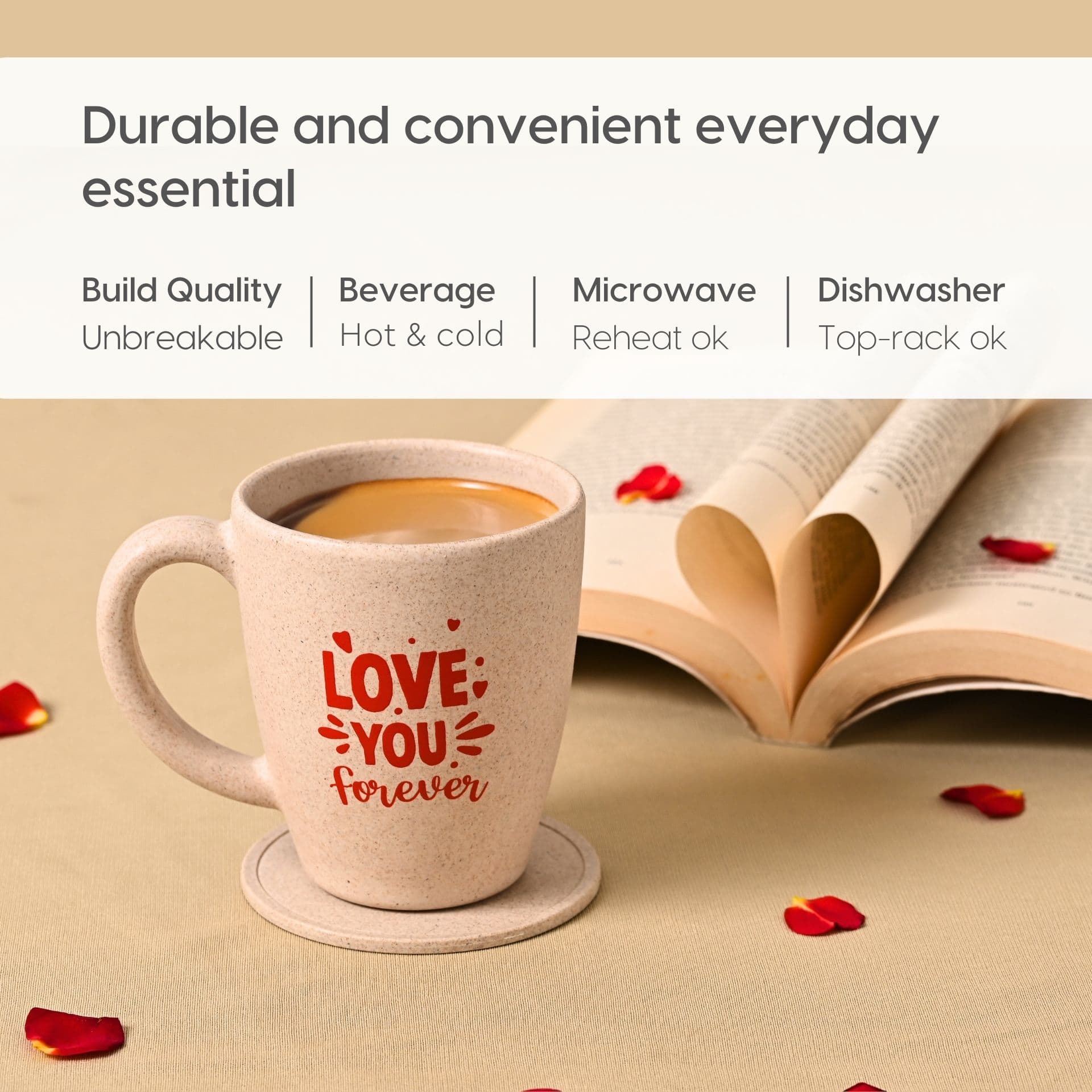 classic ilu forever mug for hubby made from coffee husk - Thumbnail 2
