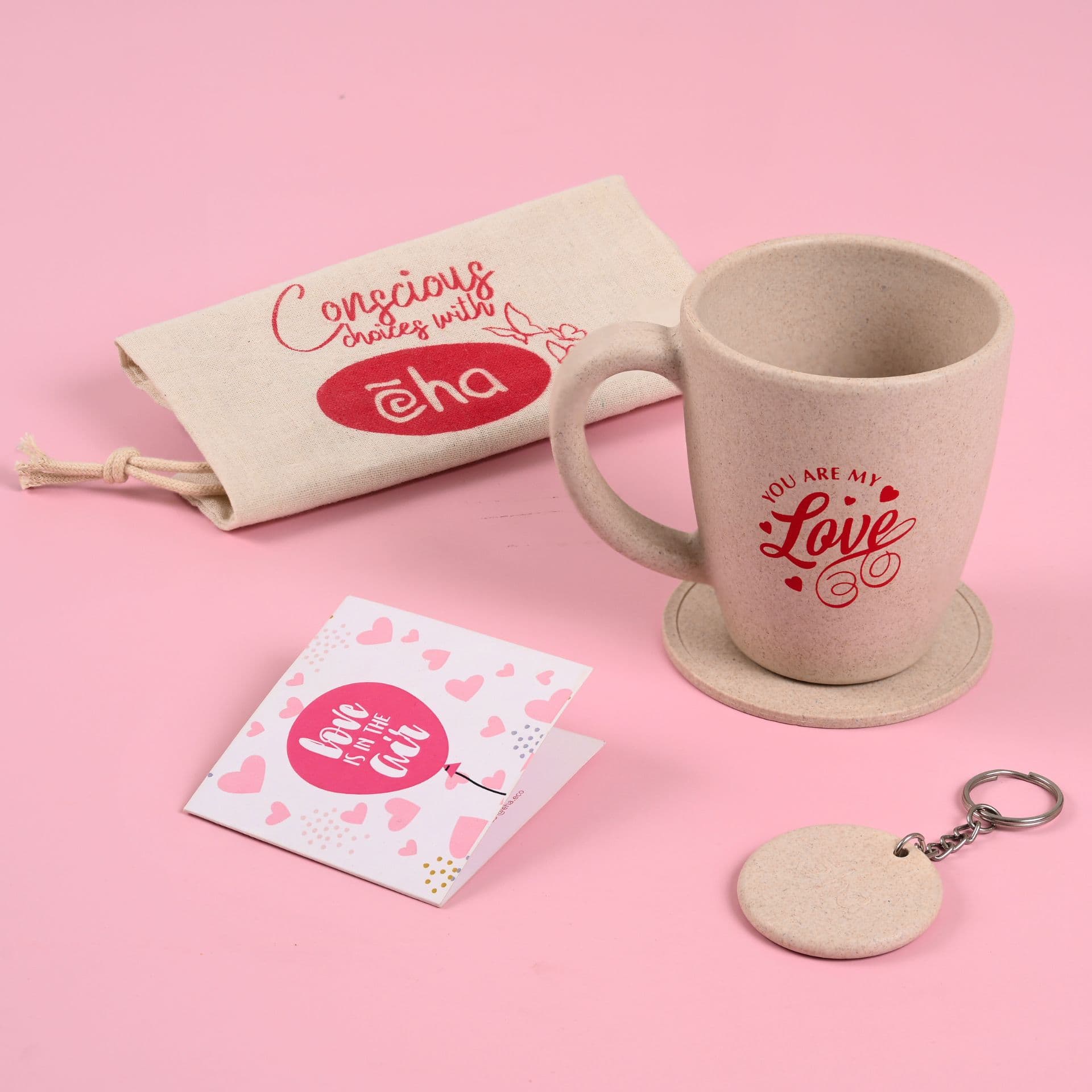 classic my love gifting mug crafted from bamboo fiber - Thulira sustainable product