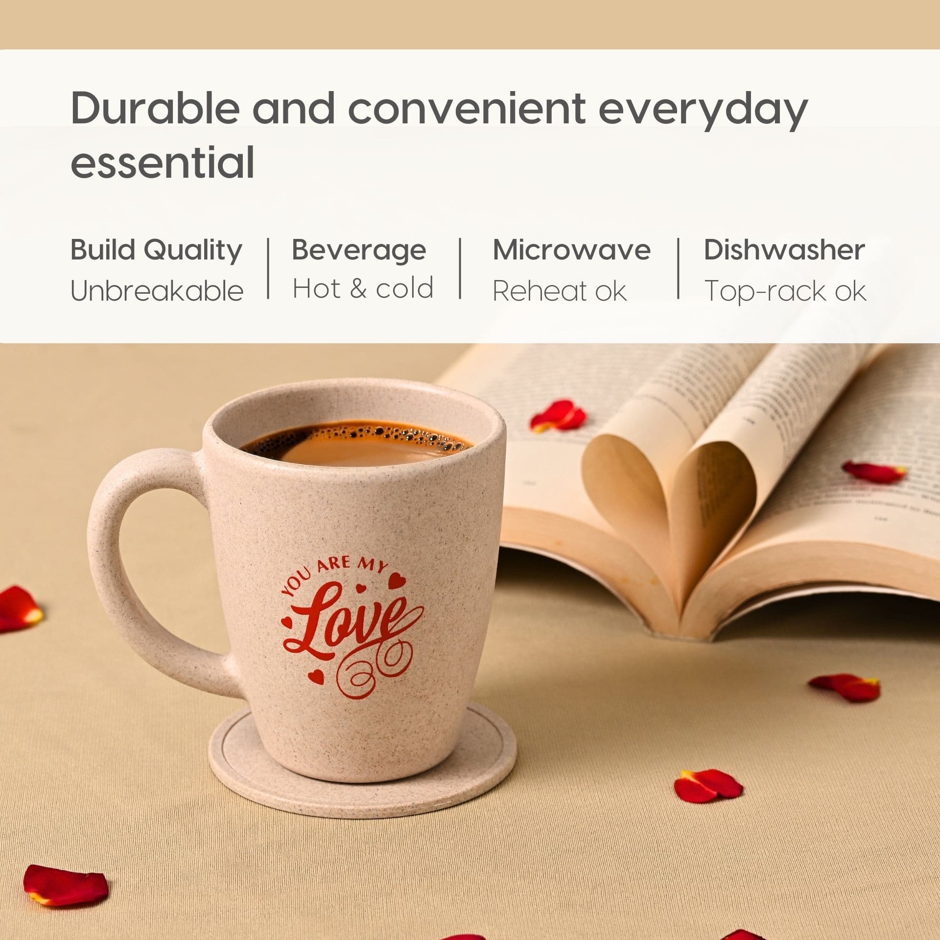 classic my love gifting mug crafted from bamboo fiber - Thumbnail 2