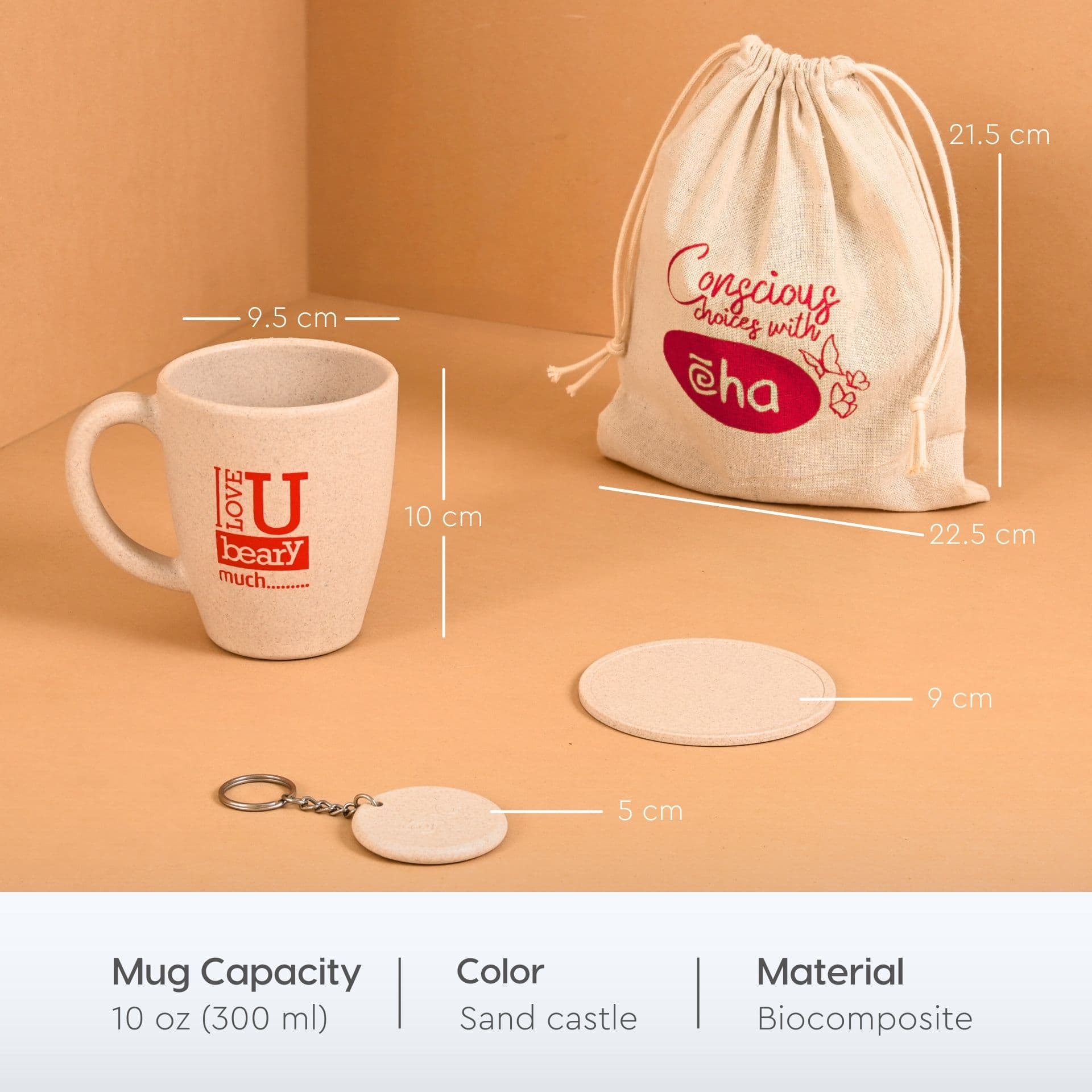 classicilubeary much mug for valentines from biocomposites - Thumbnail 1