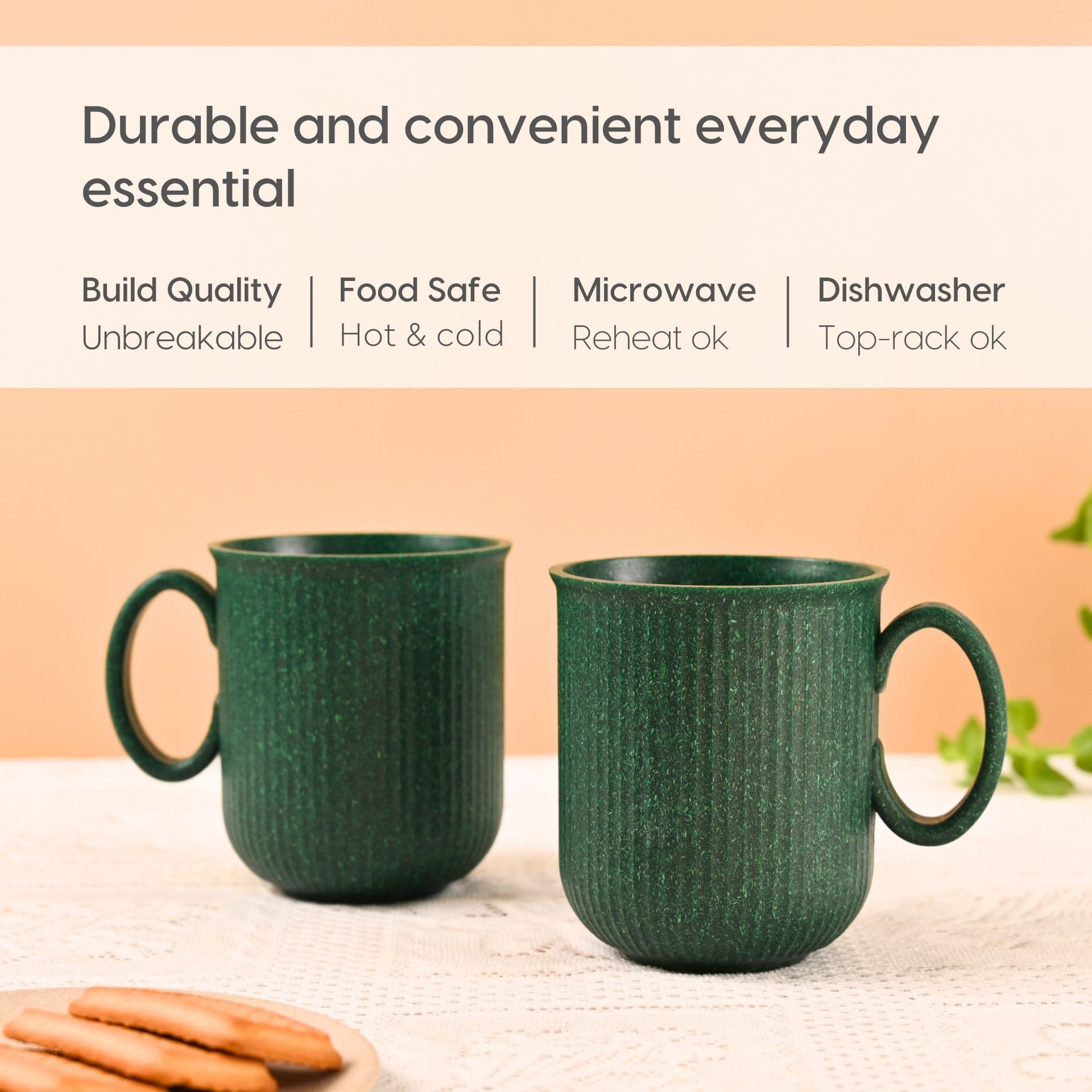 statement mug for coffee from rice husk - Thumbnail 2
