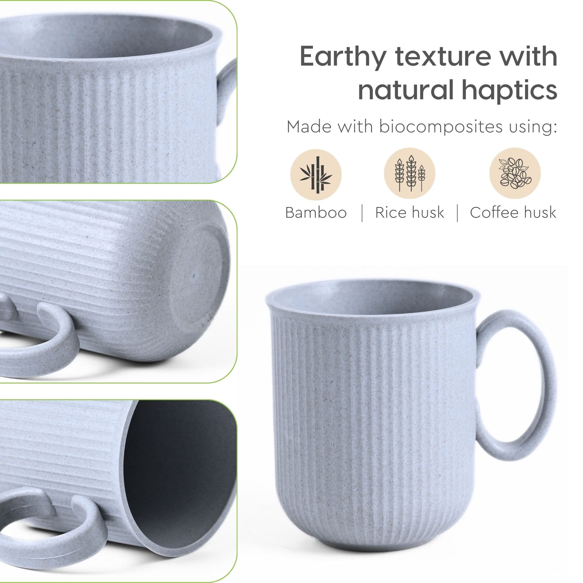 statement mug for office from bamboo fiber - Thumbnail 2