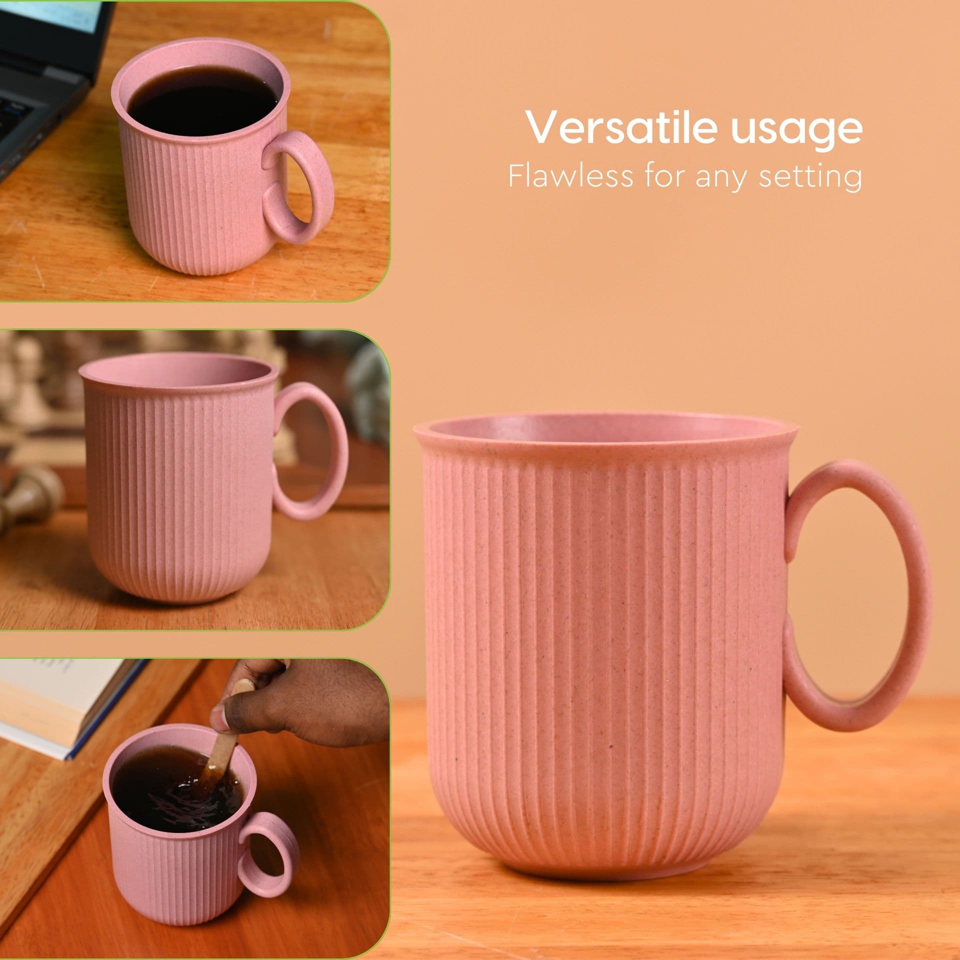 statement mug for office from bamboo fiber - Thumbnail 3