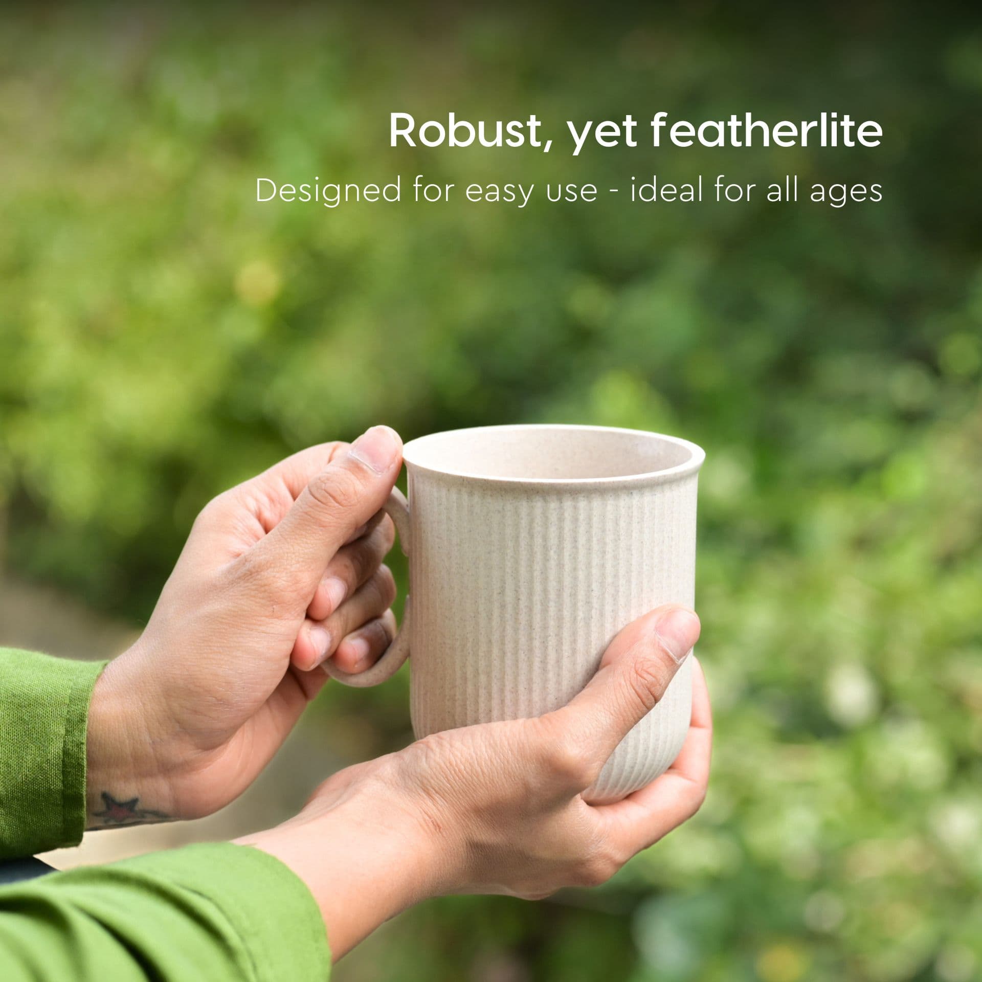 statement mug for office from bamboo fiber - Thumbnail 4