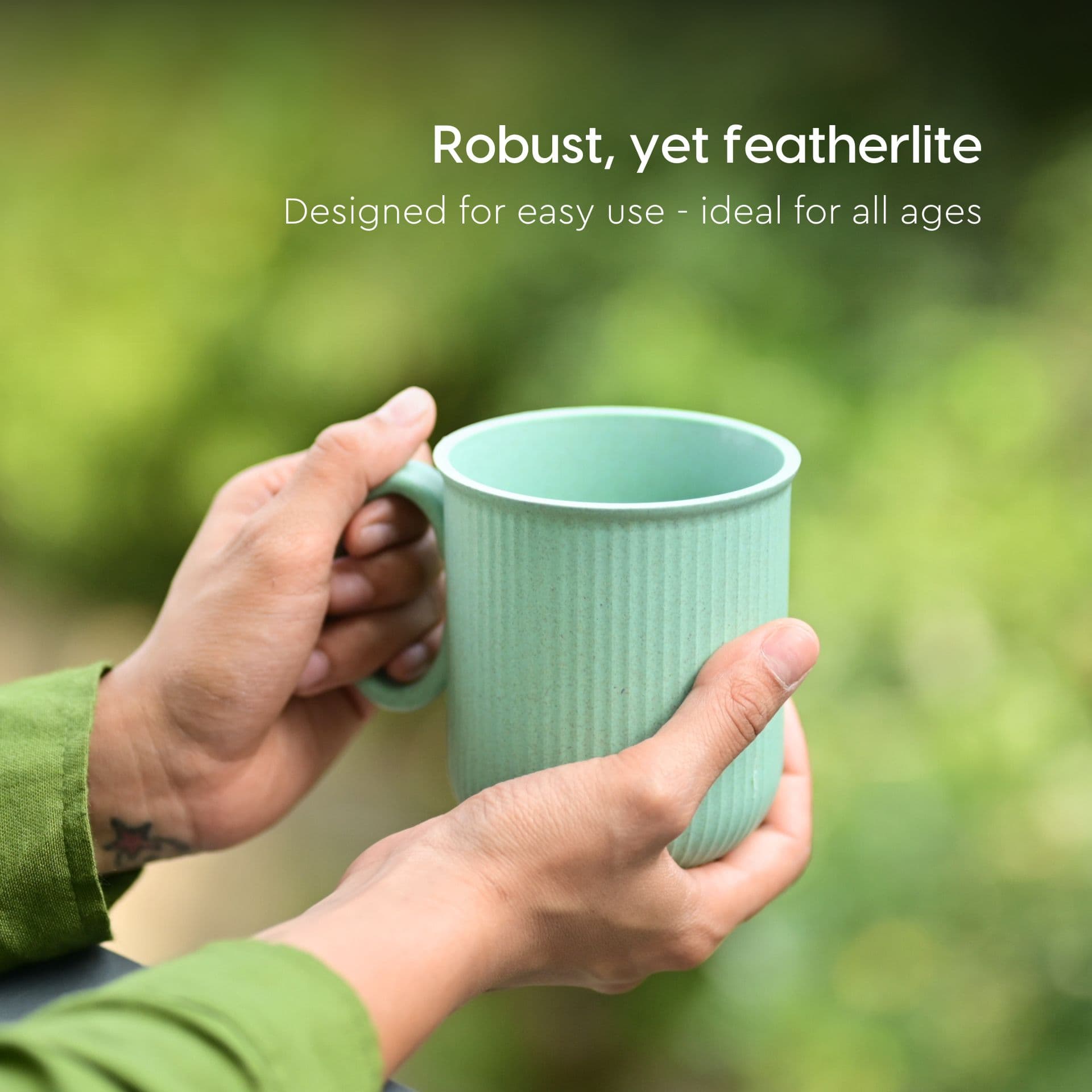 statement mug set for coffee from biocomposites - Thumbnail 4
