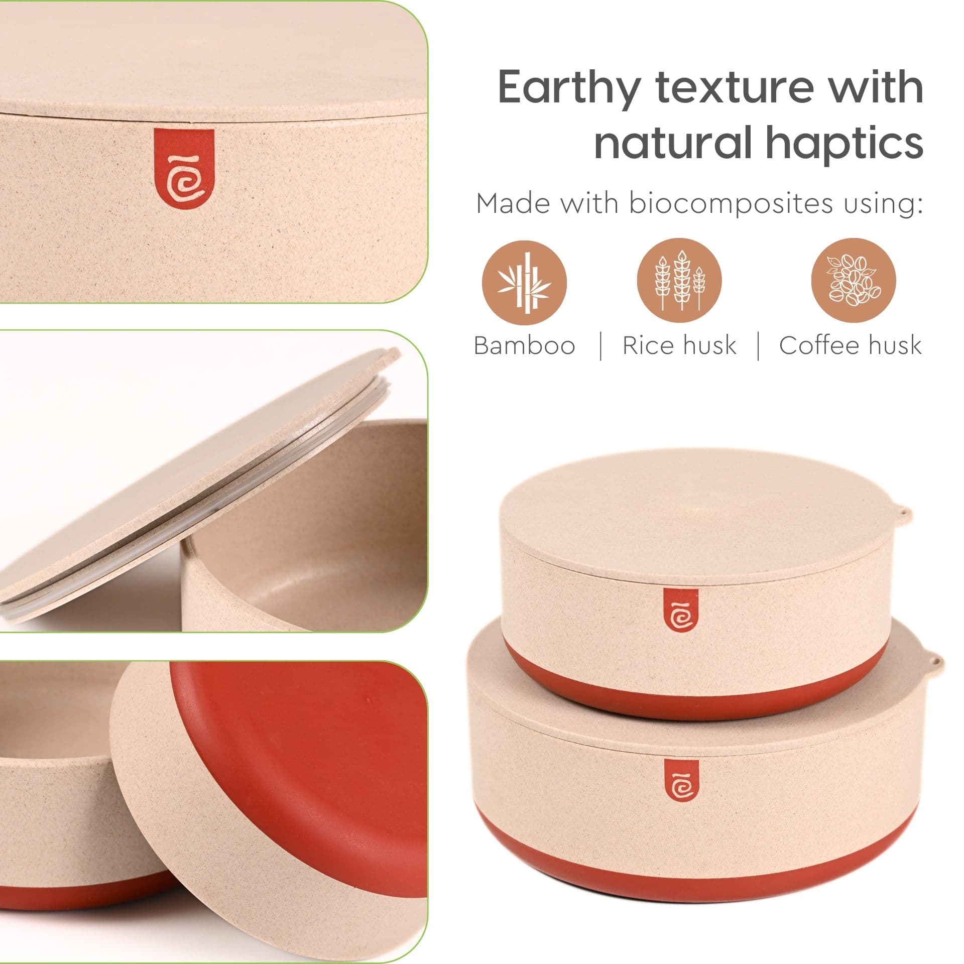Terra Bowl with Lid 600ml - Thumbnail 4