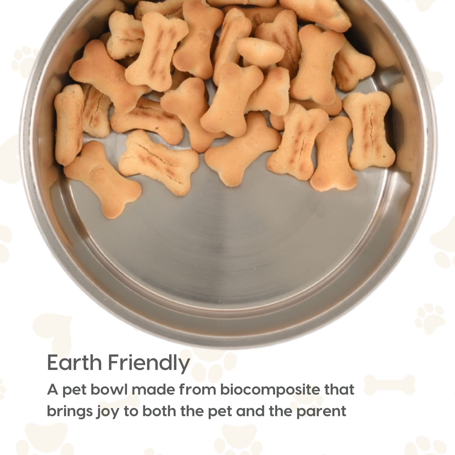 earth friendly bella pet bowls set of 2 steel bowl for dog - Thumbnail 2
