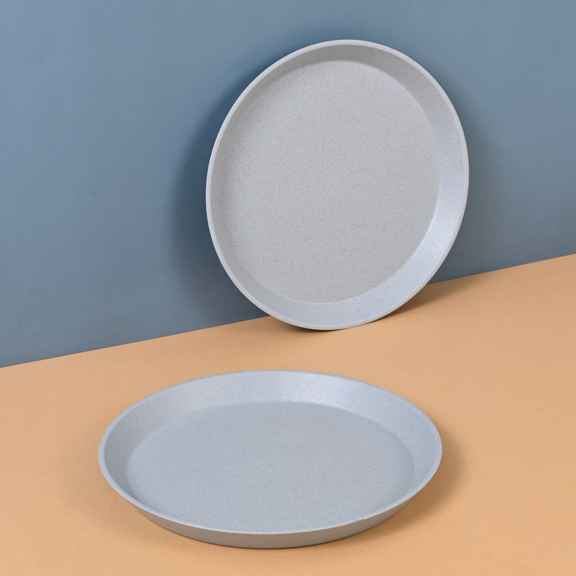 kids plate for parties made with rice husk - Thulira sustainable product