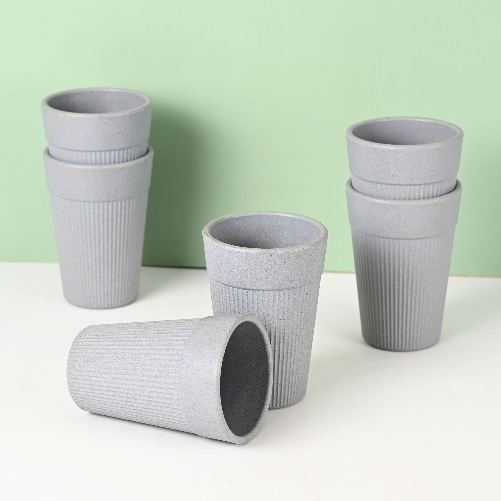 Unbreakable Lassi Tumbler Drinking Glass Set of 6 - Thulira sustainable product
