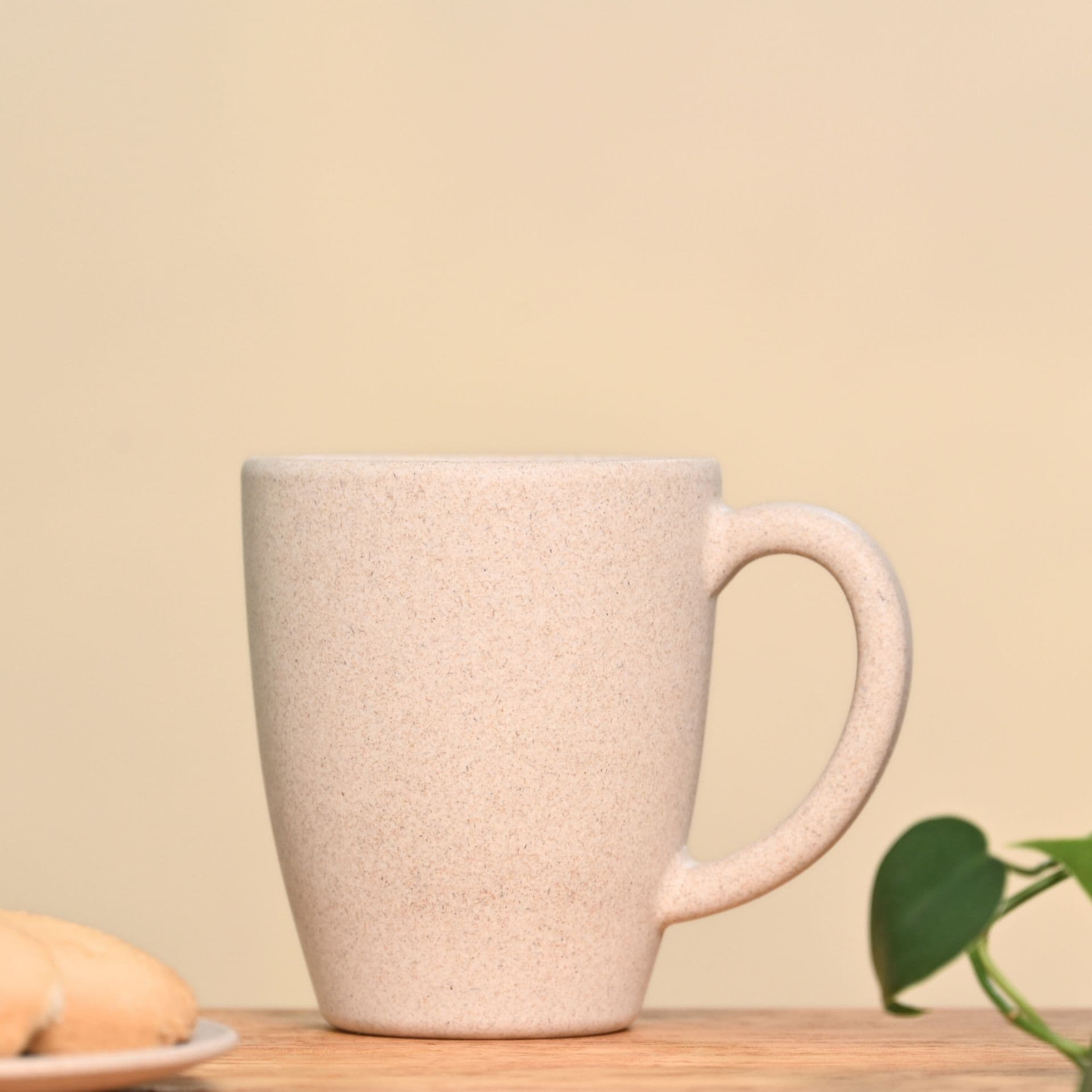 classic mug 300 ml unbreakable mugs made with rice husk bamboo fibers microwave safe mugs for hot cold servings - View 1