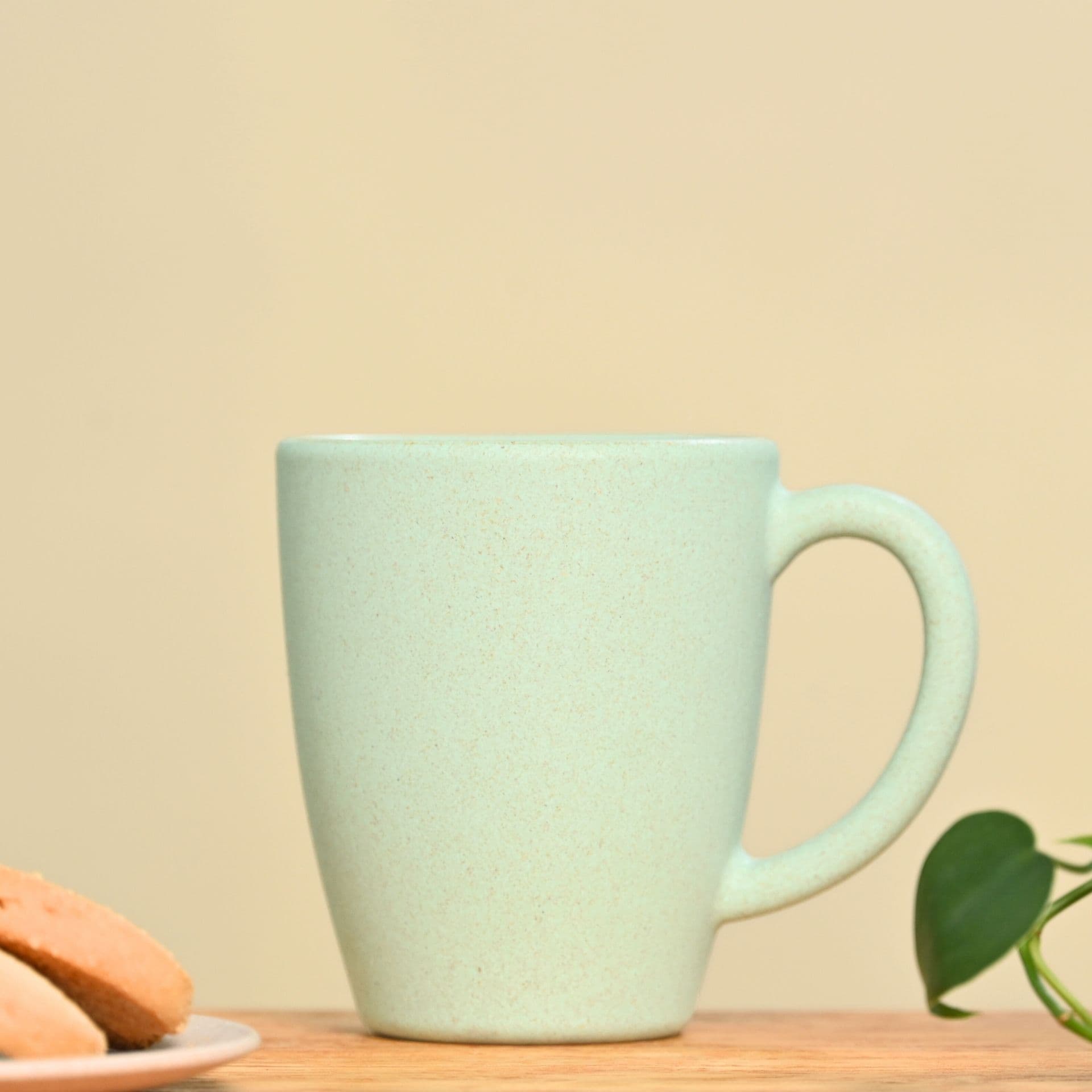 classic mug 300 ml unbreakable mugs made with rice husk bamboo fibers microwave safe mugs for hot cold servings celeste - View 1