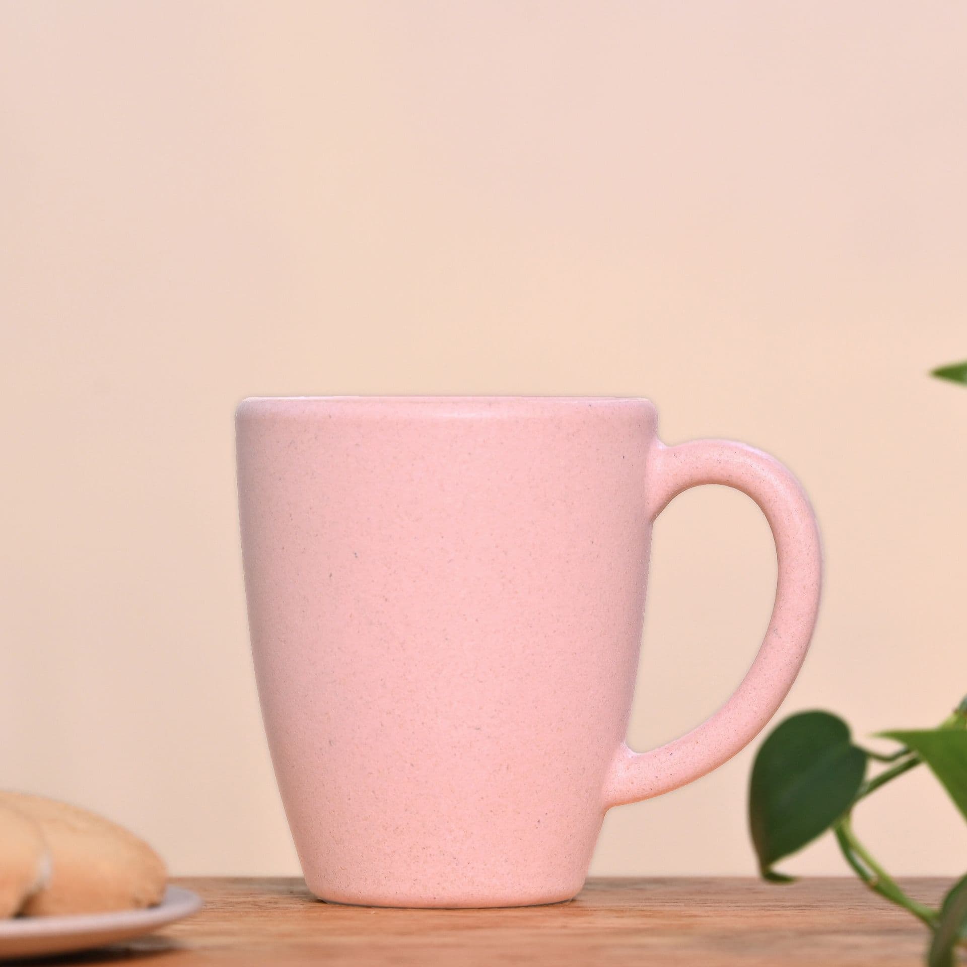 classic mug 300 ml unbreakable mugs made with rice husk bamboo fibers microwave safe mugs for hot cold servings innocent - View 1