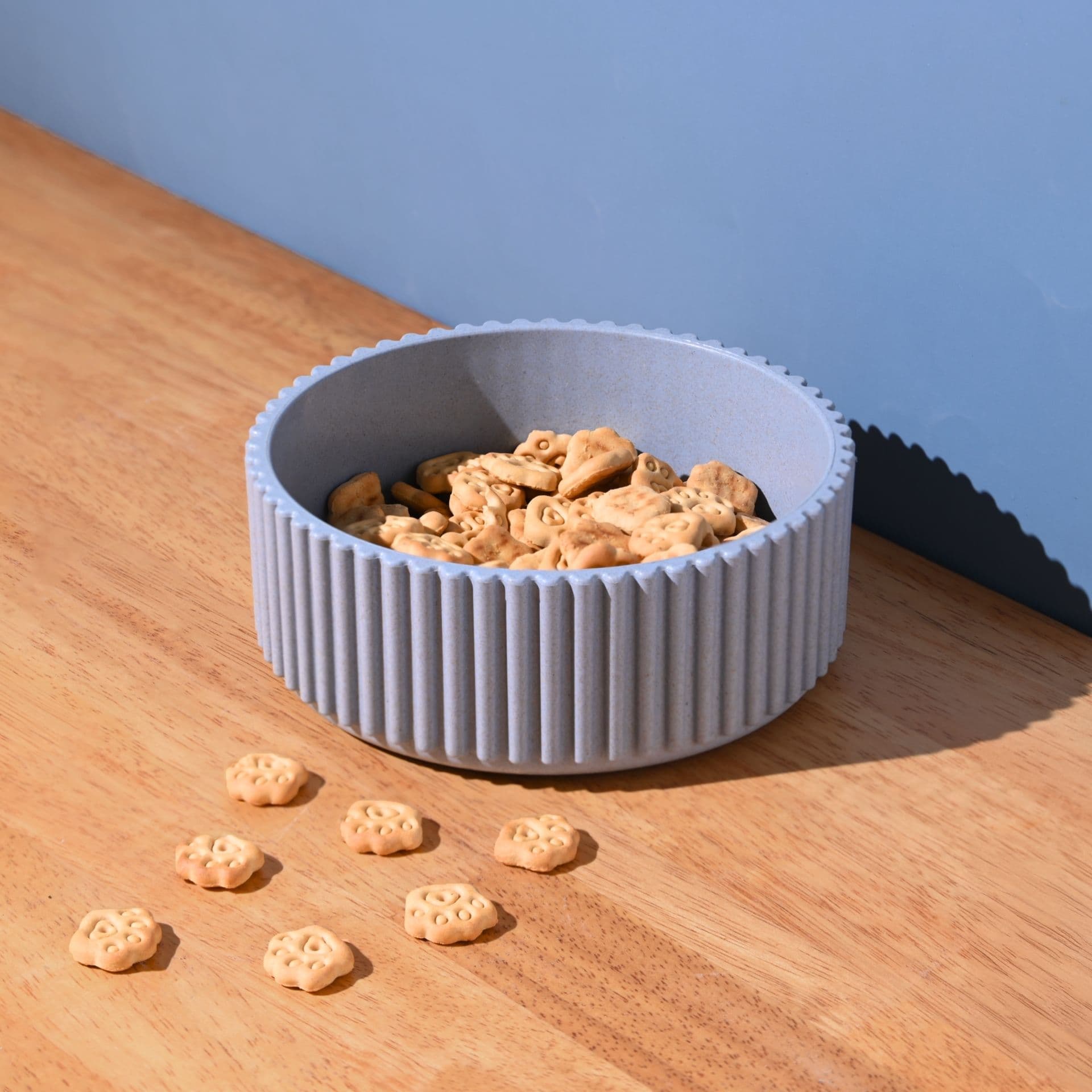 earth friendly dog food bowl set of 1 750 ml anti skid dog bowl cat bowl cat food bowls pet bowl made with rice husk biocomposites dog bowl large size - View 1
