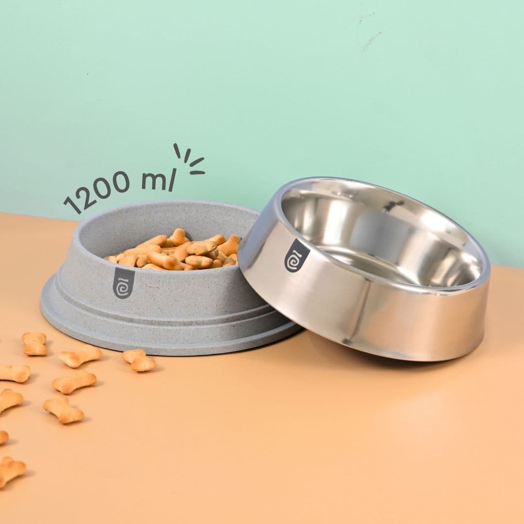 earth friendly multipurpose pet bowls made with rice husk - View 1